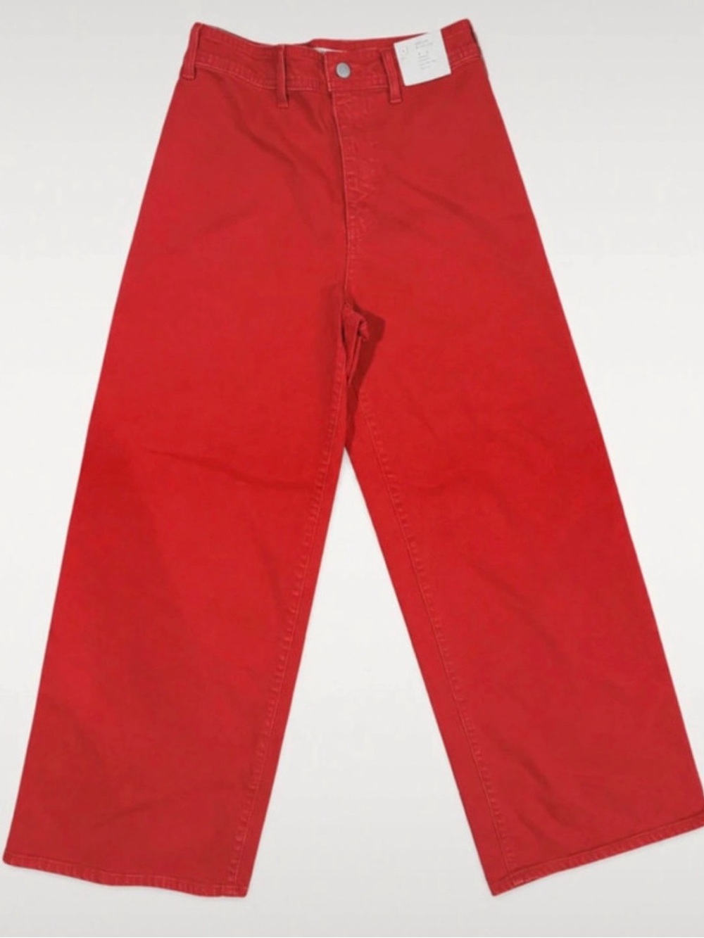 Universal Thread Red-Orange Faded style Wide-Leg Cropped Pants